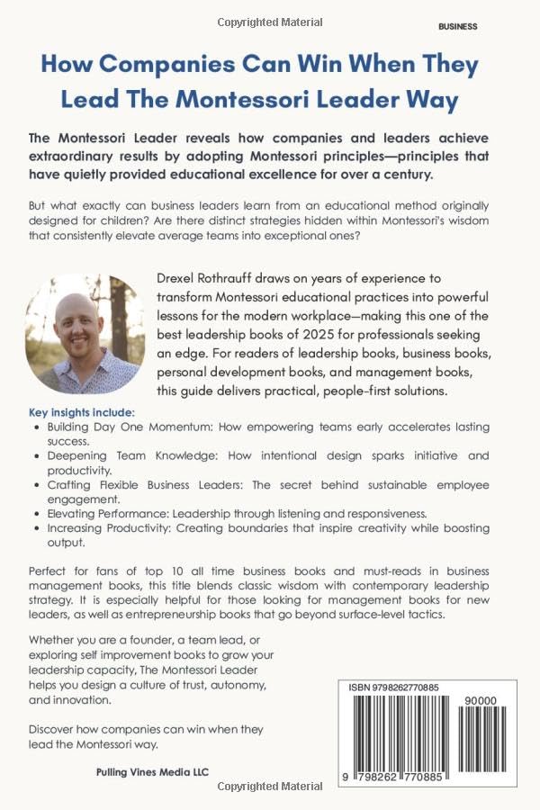 The Montessori Leader back cover